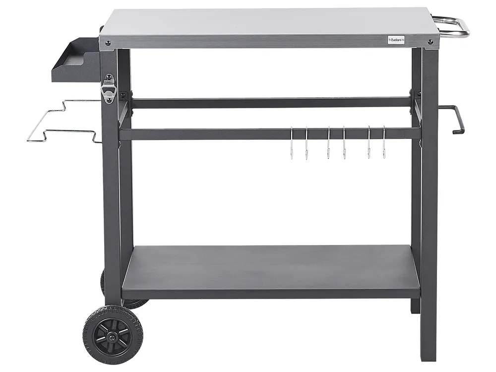 Outdoor-Servierwagen SPIAZZI Schwarz Metall_931770