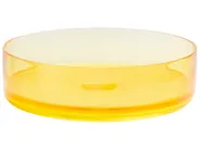 Aufsatzwaschbecken TOLOSA ⌀ 36 cm Mineralwerkstoff Gelb_986139