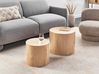 Couchtisch 2er Set MANTI Hellbraun