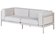 Lounge Set mit Tisch 4-Sitzer FERRETTI Hellbeige_931527