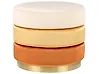 Pouf LOUIN Samtstoff Orange