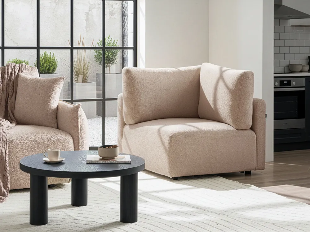 Corner Seat MESNALI Boucle Beige