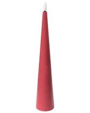 Set of 6 LED Candles AURUM 28 cm Red_1015926