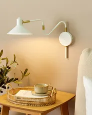 Wandlampe BALIEM verstellbar Metall Weiß_883168