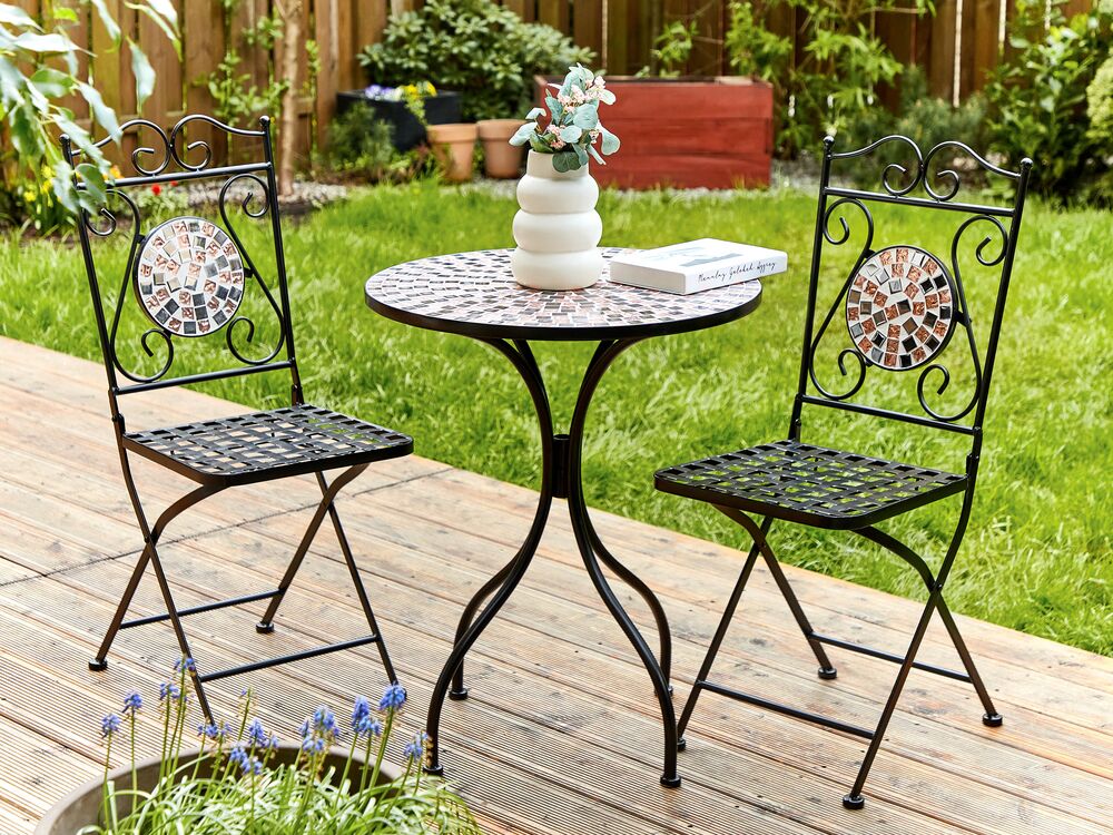 Stol za bistro CARPINO 60 cm 60 cm Crni