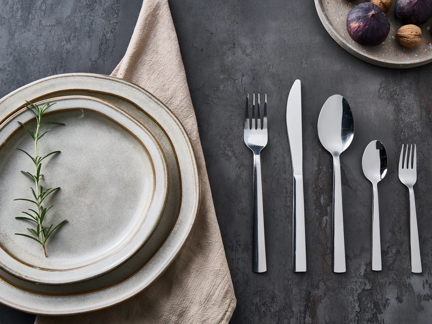 Besteckset 60-teilig PENNE Silber_1019019
