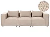 Modulsofa 3-Sitzer AXEBO Bouclé Beige