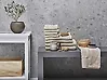 Set of 9 Towels AREORA Cotton Beige
