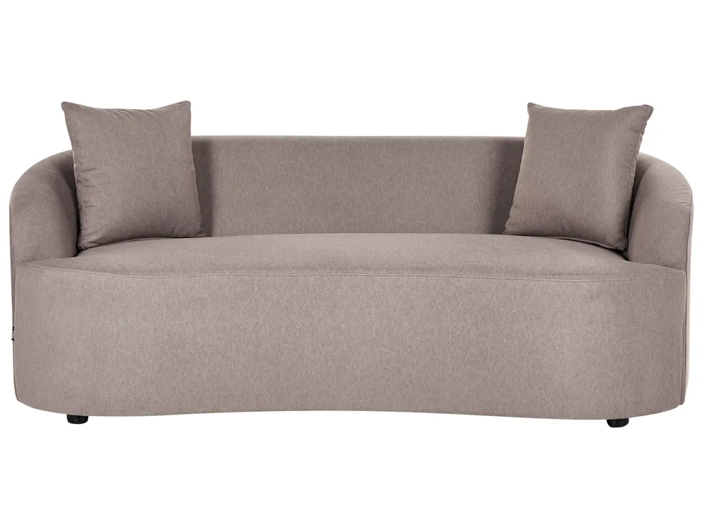 Sofa AMAL mit Ottomane Stoff Taupe_1143359