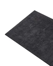 Badematte GOELA Schwarz 60 x 90 cm Baumwolle_1025865
