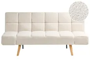 Sofa Bed 2 Seater INGARO Boucle Off-White_1067980