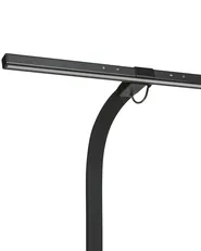 LED Schreibtischlampe klemmbar AURIGA mit Bewegungsmelder Metall Schwarz_873101