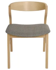 Esszimmerstuhl 2er Set MAROA Holz Schwarz / Weiß_934307