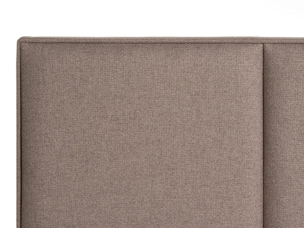 Divan Bed with Storage BARONET Fabric Taupe 160 x 200 cm (EU King Size)_1004571