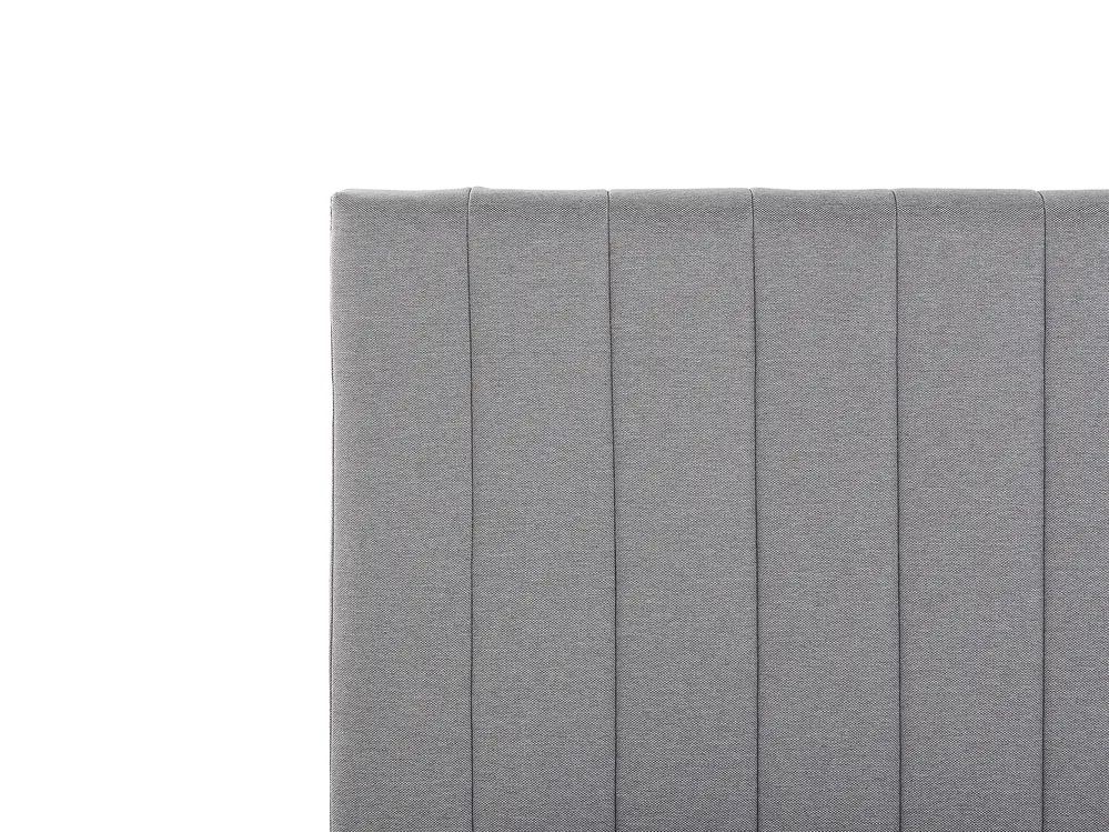 Bed Fabric POITIERS 160 x 200 cm (EU King Size) Light Grey_793444