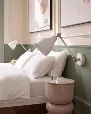 Set of 2 Wall Lamps MISSISSIPPI Adjustable Metal White_1149301