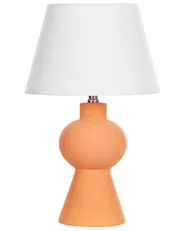 Tischlampe FABILOS Keramik Orange_878691