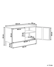 Büroschrank URIA Metall Grün_826152