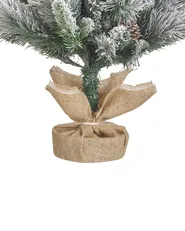 Künstlicher Weihnachtsbaum mit Schnee LED MALIGNE 90 cm Weiß_832051