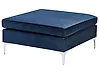 Ottomane EVJA Samtstoff Marineblau