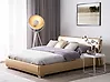 Wasserbett Echtleder PARIS 140 x 200 cm Gold