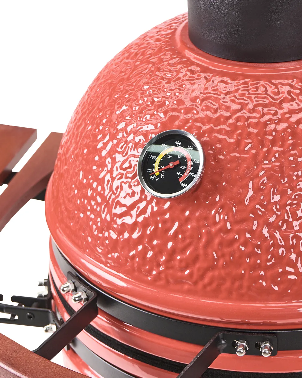 Holzkohlegrill KAMADO Keramik Rot_1007602