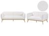 Sofa Set 5-Sitzer LJUNG Bouclé Weiß