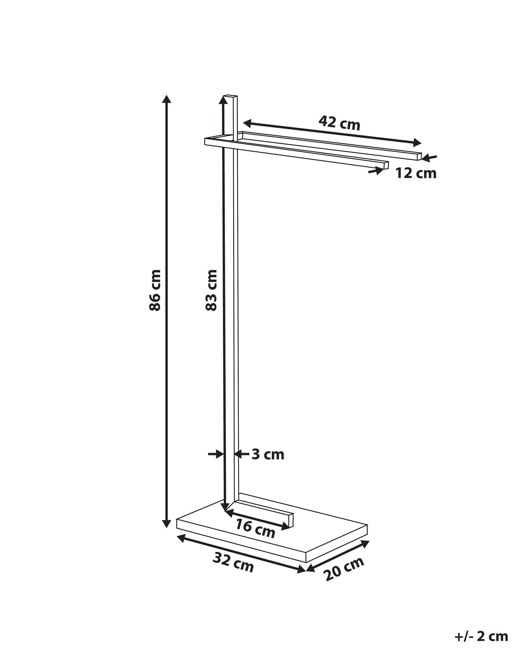 Towel Stand SELVA Metal Silver_786978