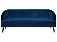 Sofa 3-Sitzer ALSVAG Samtstoff Marineblau_732200