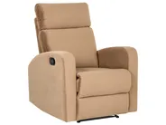 Sofa Set manuell verstellbar 3-Sitzer VERDAL Samtstoff Hellbraun_1081273
