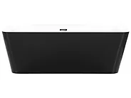 Back to Wall Bathtub HASSEL 1700 x 800 mm Black_1150233