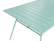 Gartentisch TERENZO 160 cm 90 cm Metall Mintgrün_1077650