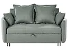 Schlafsofa 2-Sitzer HOVIN Stoff Grün