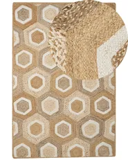 Teppich BASOREN Beige 200 x 300 cm Jute_886315