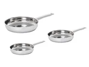 Komplet 3 ponvic za cvrtje PRIMECOOK Iz nerjavečega jekla Silver_1051151