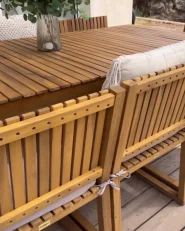 Gartenmöbel Set 8-Sitzer SASSARI PREMIUM inkl. Kissen zertifiziertes Akazienholz Taupe_1030958