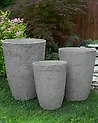 Blumenkübel CAMIA 35 cm Grau