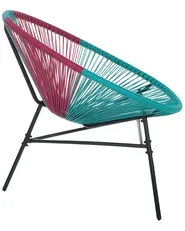 Gartenstuhl ACAPULCO Polyrattan Türkis_718120