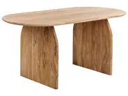Dining Table SKYE Brown 90 cm 180 cm Acacia Wood_918627
