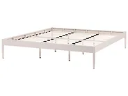 Bett mit Lattenrost Metall VAURS 180 x 200 cm Hellbeige_1165405