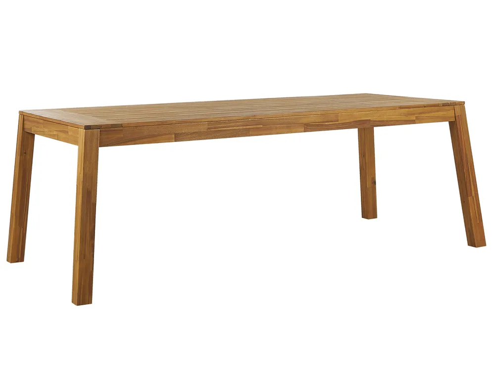 Gartentisch LIVORNO 210 cm 90 cm Akazienholz Braun
