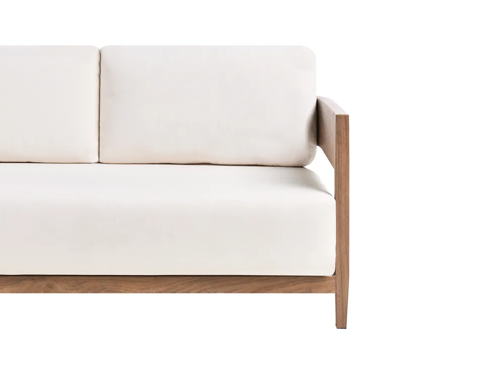 Garden Corner Sofa with Table 5 Seater SAMPIERI Metal Brown Left Hand_1007027