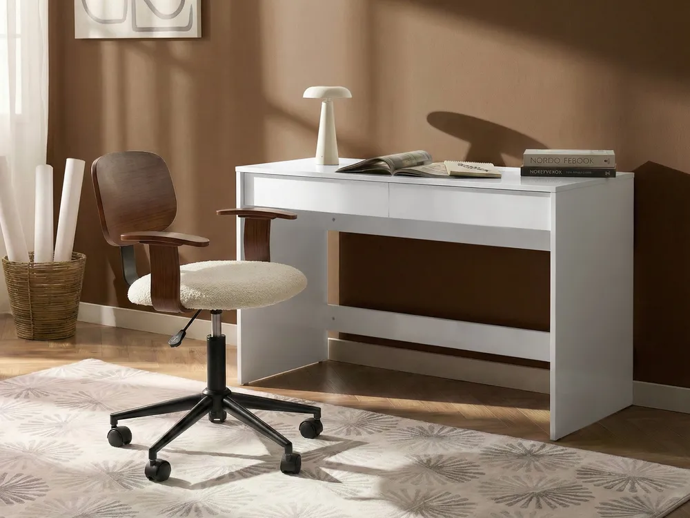 Schreibtisch RONDANE 110 cm 50 cm Weiß