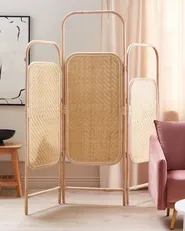 3 Panel Room Divider CARPI 166 cm 180 cm Natural_864466