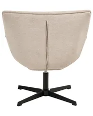 Swivel Armchair AUMA Fabric Beige_1001220