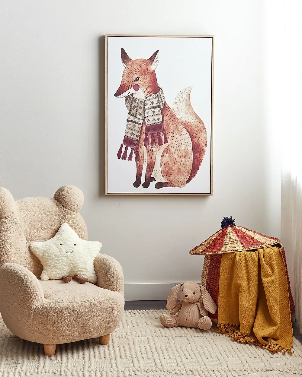 Canvas MUCCIA 63 x 99 cm Tiermotiv Braun_1184714