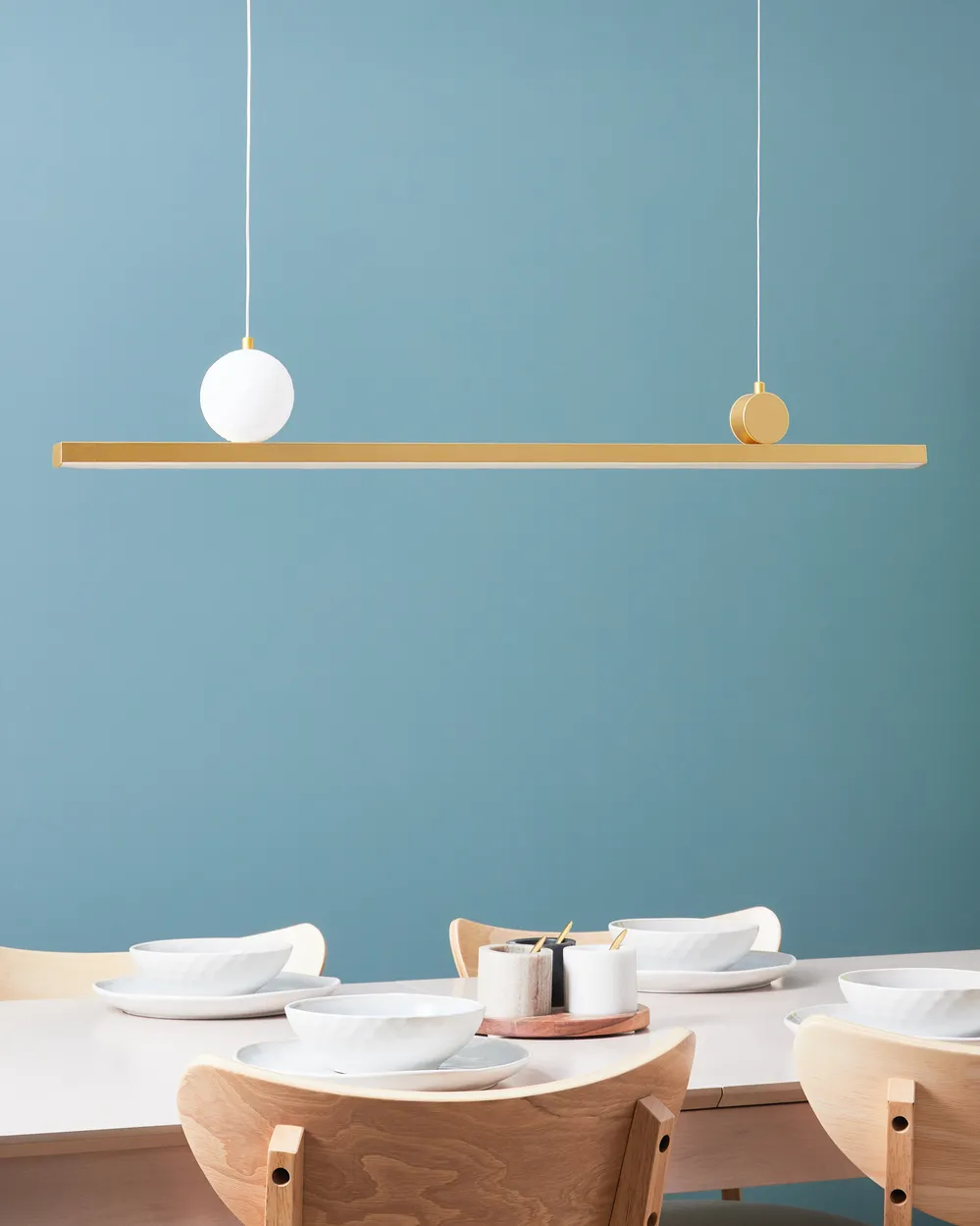 LED Pendant Lamp ALWAND Metal Gold_934424