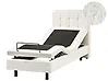 Adjustable Bed Boucle DUKE 80 x 200 cm (EU Small Single) Off-White