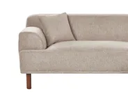 Ecksofa 3-Sitzer HOLT mit Ottomane Stoff Taupe linksseitig_959246