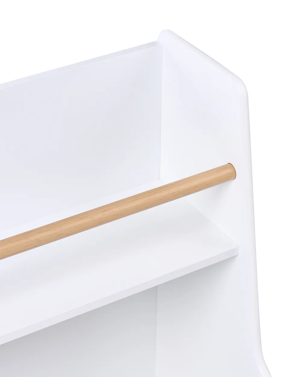 Bücherregal mit 2 Ebenen JACKIT 72 cm Weiß_1033257